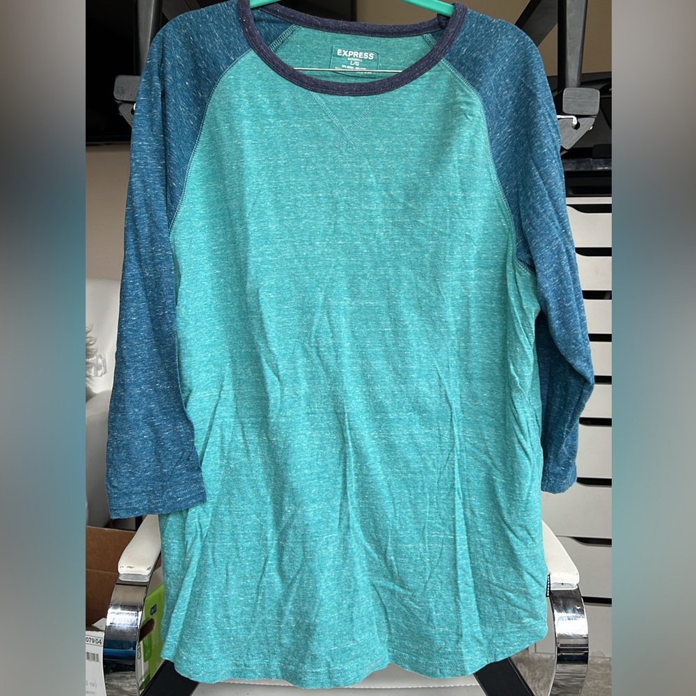 Large express baseball shirt